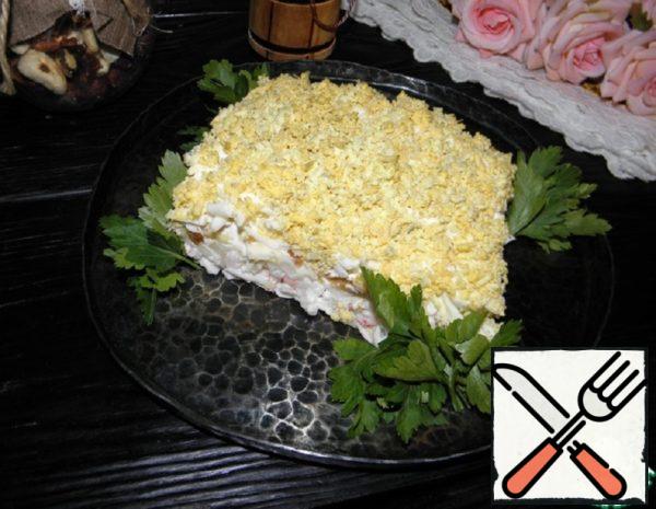 Salad with Crab Sticks Recipe
