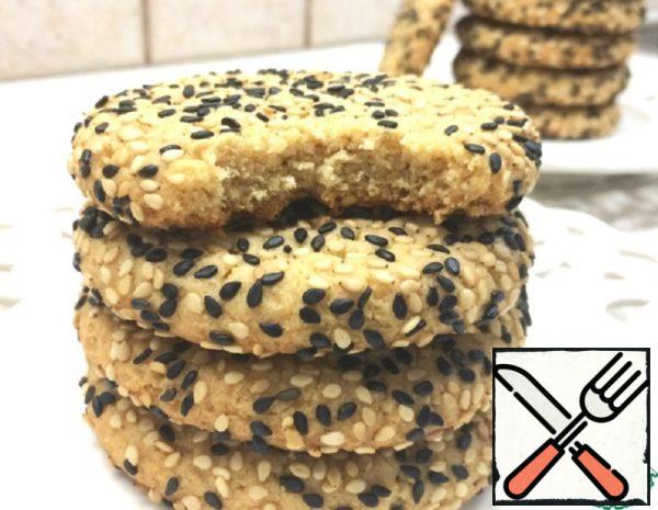 Crumbly Biscuits from Tahini Sesame Paste Recipe