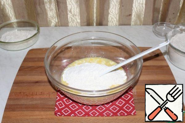 Gradually add flour.
