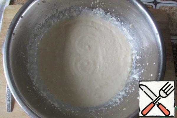 Mix well with a mixer.
