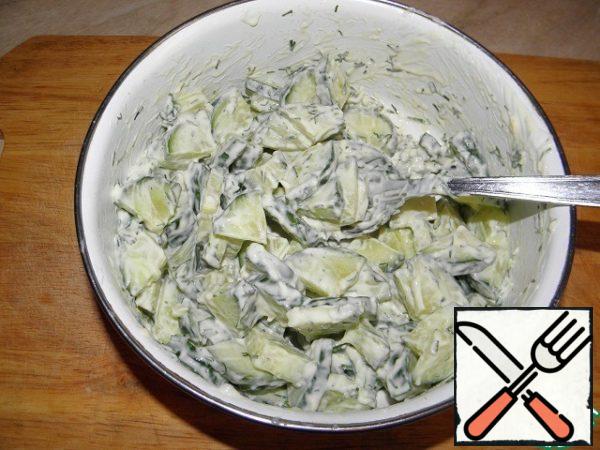 Add salt to taste, mix and serve immediately.

