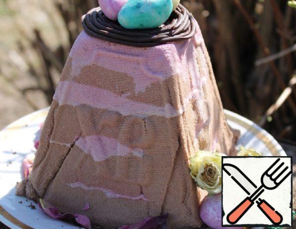 Cottage Cheese Easter Cake "Cherry-Chocolate" Recipe