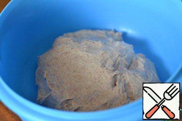 Knead a soft, non-sticky dough. Cover with a towel and let rise for 40 minutes.
