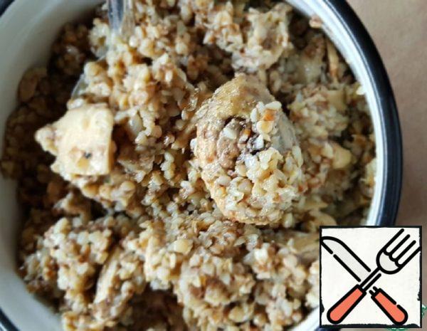 Buckwheat with Steppe Mushrooms Recipe