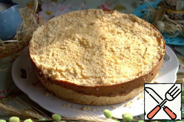 Turn it over again on a serving flat dish.
