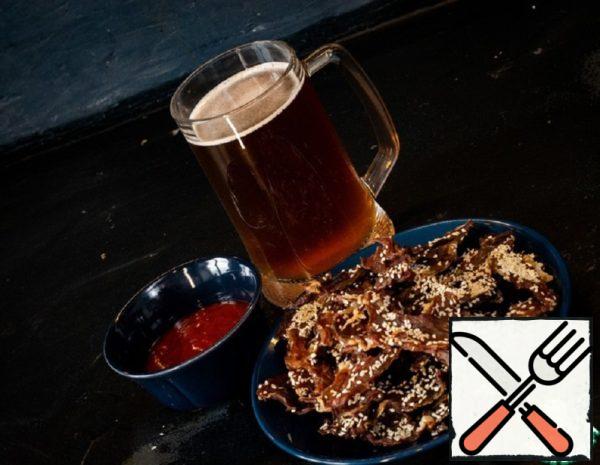 Dried Tenderloin of Teriyaki with Sesame Recipe