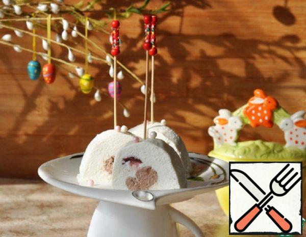 Curd Dessert "Cranberry with Chocolate" Recipe