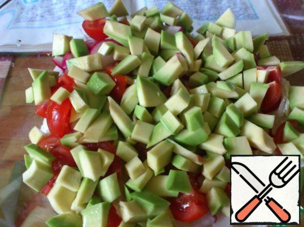 Put everything in a salad bowl.
