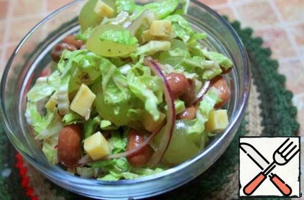 Bean Salad with Grapes and Cheese Recipe