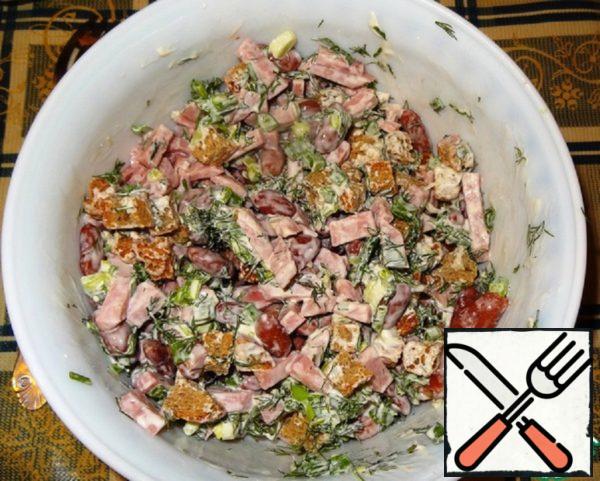 Salad with Ham Recipe