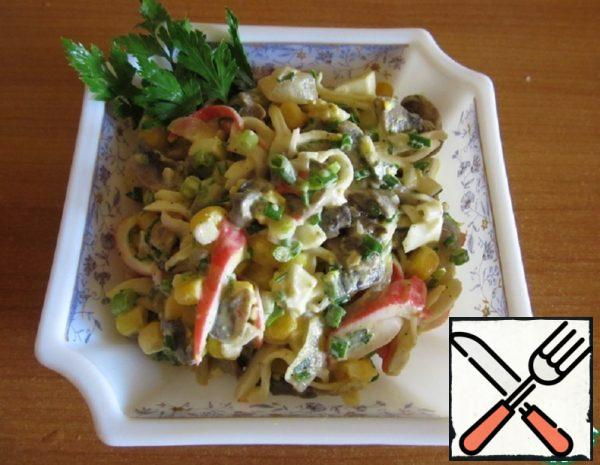 Salad with Crab Sticks Recipe