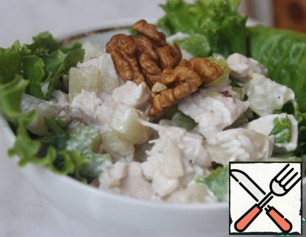 Chicken-Pineapple Salad with Celery Recipe