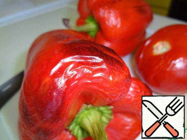 We take it out when the peel turns black in places.
