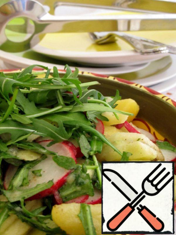 Potato Salad with Radish and Apple Recipe
