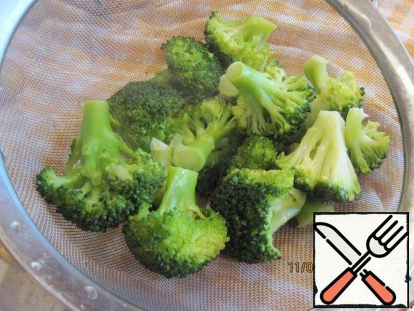 Broccoli boil or steam until soft, do not overcook!
