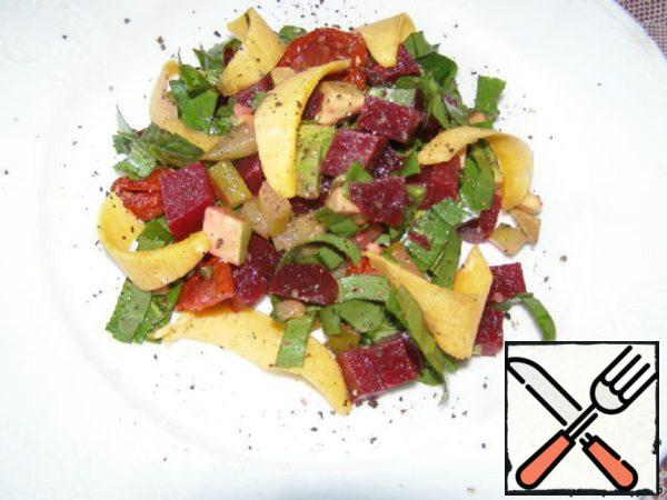 Salad with Beetroot and Avocado Recipe