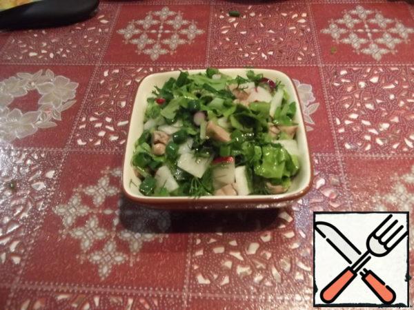 Salad  with Radish Recipe