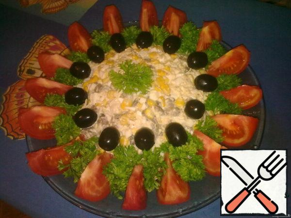 Salad with Champignons Recipe