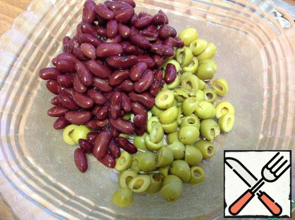Add the beans.
