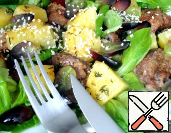 Warm Salad of roasted Pumpkin and Liver Recipe