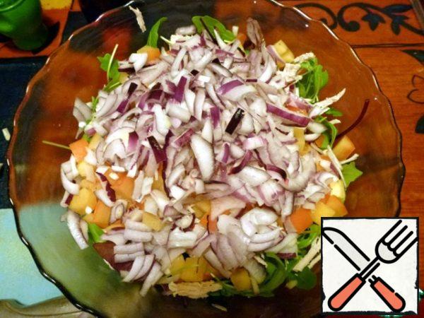 Chop the onion.
