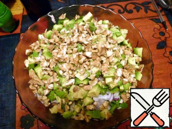 Add walnuts.