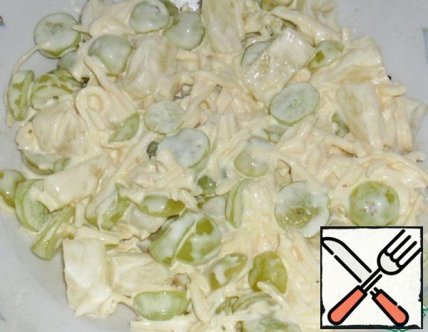 Salad with Grapes and Pineapples Recipe