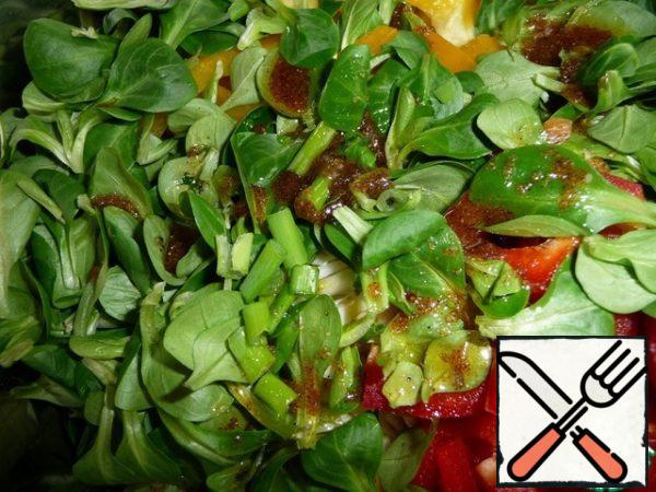Pour over the vegetables.
