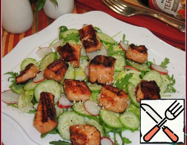 Salad with Lettuce Leaves Recipe