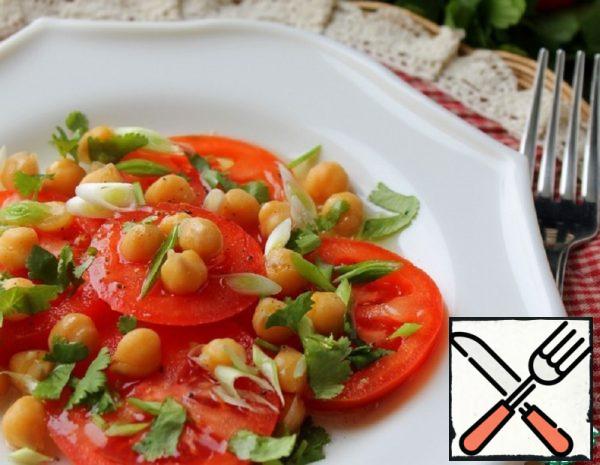 Salad with Chickpeas and Tomatoes Recipe