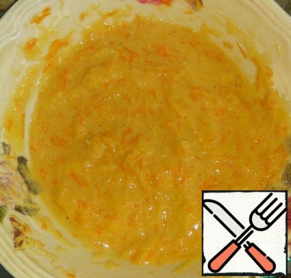 Add 2 tablespoons of flour. Mix it.
