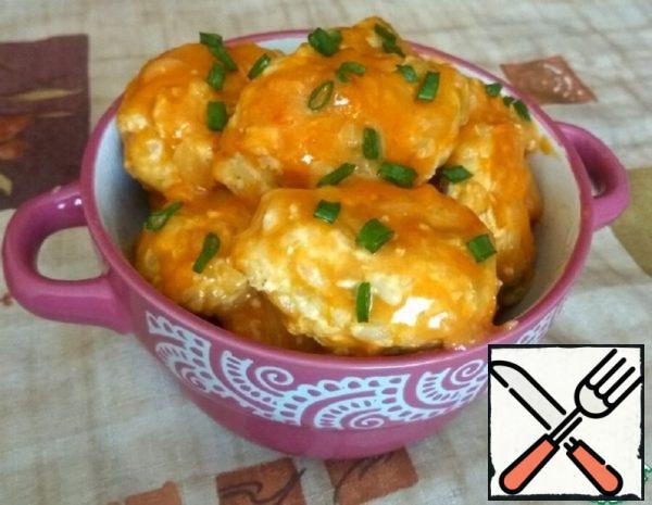 Chicken Meatballs with Young Cabbage Recipe