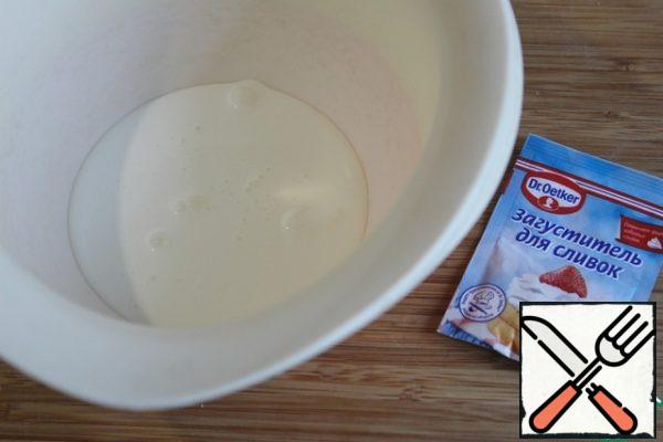 We take cold cream.
