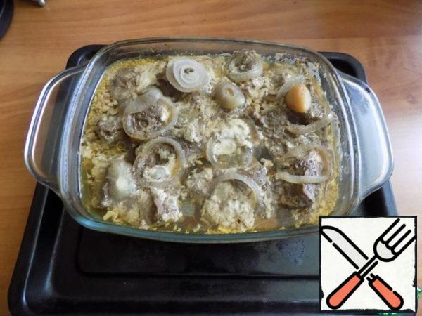 It's done. I'll make a pate from half of the pastries. Eat and even finish, butter will be added to it, although not much, but it is better to cook fresh pate later. This is your wish.
