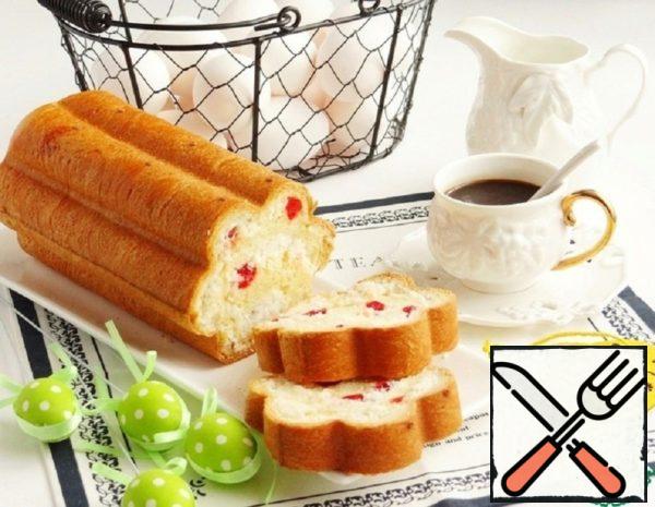 Yeast Roll with Coconut Filling Recipe