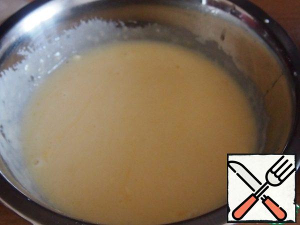 Add milk, stir.

