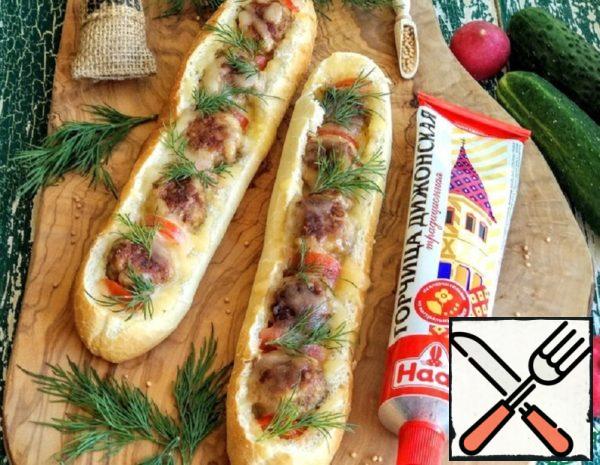 Meat Balls in a Baguette Recipe
