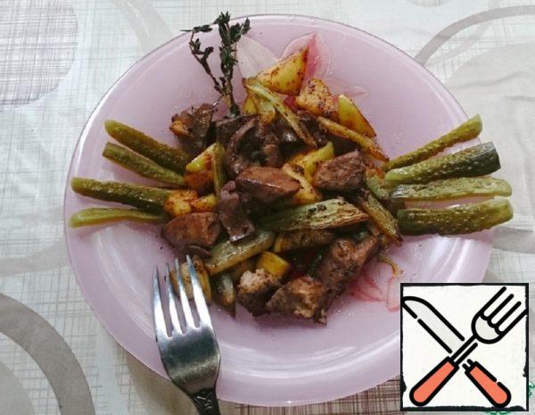 The Liver of a Turkey with Vegetables Recipe