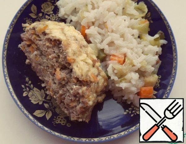 Meat Loaf with Vegetables and Cheese Recipe