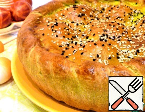 Spinach Pie with Cheese and Pumpkin Recipe