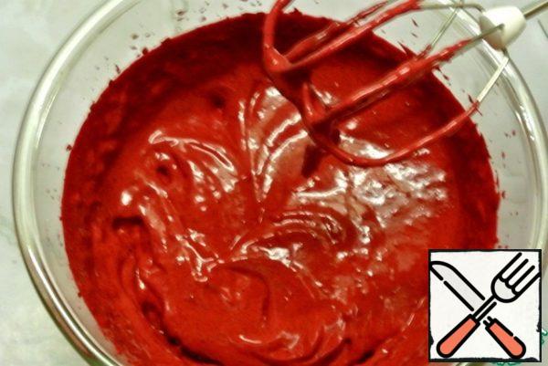 Place in a bowl with ice and whisk until fluffy.

