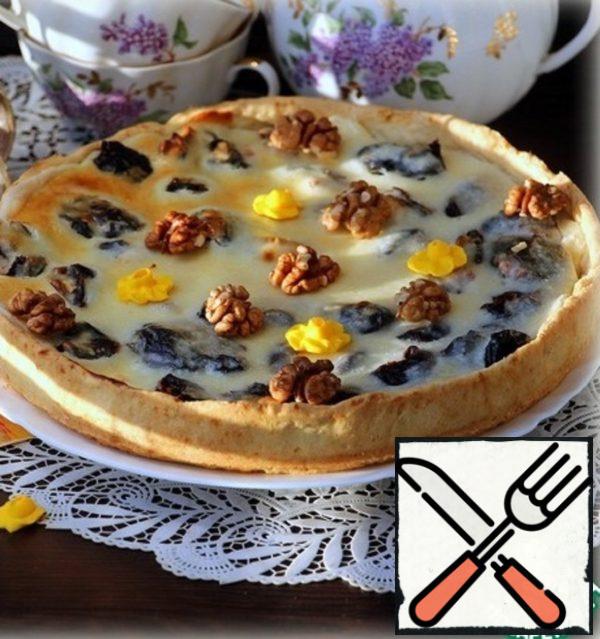 Cake "Prunes with Nuts in Sour Cream" Recipe