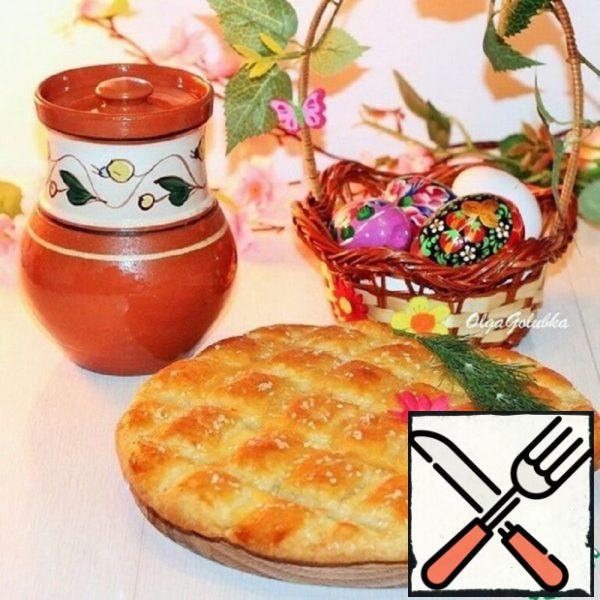 Pie with Mozzarella and Garlic Butter Recipe