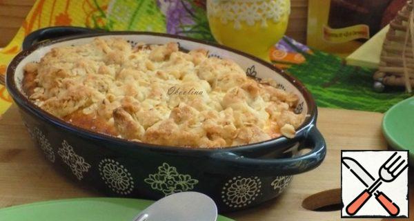 Casserole is perfect for cocoa for breakfast. Cook it if you want!
To serve.