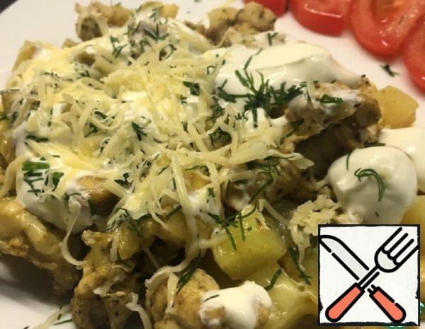 Spicy Potatoes with Chicken Recipe