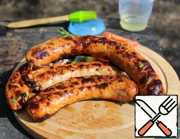 Spicy Sausages for the Barbecue or Grill Recipe