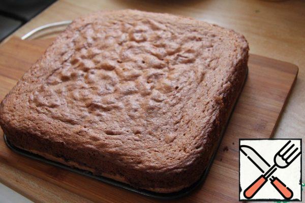Bake at 180 degrees for about 35-40 minutes (until the toothpick dries).
