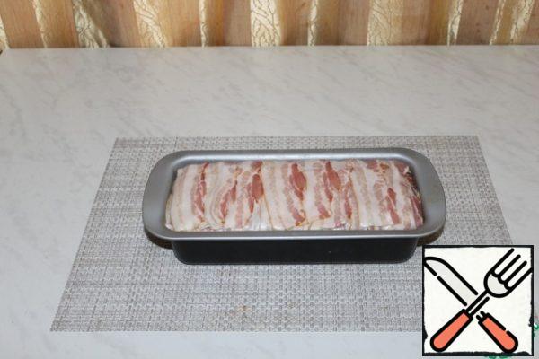 Cover with bacon on top.
