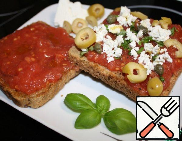 Sandwiches in Cretan and in Spanish Recipe