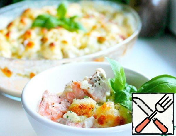 Cauliflower and Red Fish Casserole Recipe